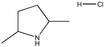 2,5-Dimethyl-pyrrolidine hydrochloride Struktur