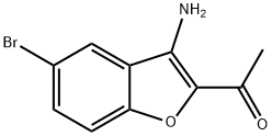 1-(3-Amino-5-bromobenzofuran-2-yl)ethanone Struktur