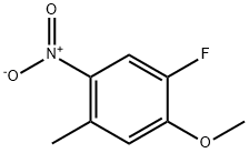 1-Fluoro-2-methoxy-4-methyl-5-nitrobenzene Struktur