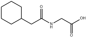 2-(2-cyclohexylacetamido)acetic acid Struktur