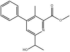 Methyl 6-(1-hydroxyethyl)-3-methyl-4-phenylpicolinate Struktur