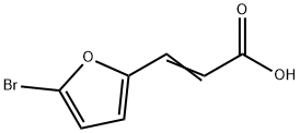 (2E)-3-(5-BROMOFURAN-2-YL)PROP-2-ENOIC ACID Struktur