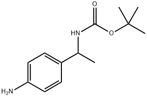 tert-butyl (1-(4-aminophenyl)ethyl)carbamate Struktur