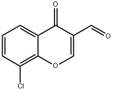 8-CHLORO-4-OXO-4H-CHROMENE-3-CARBALDEHYDE Struktur