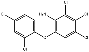 2,3,4-Trichloro-6-(2,4-dichlorophenoxy)aniline Struktur