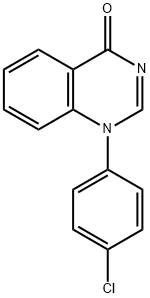 1-(4-Chlorophenyl)quinazolin-4(1H)-one Struktur