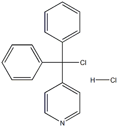 4-(Chlorodiphenylmethyl)pyridine hydrochloride Struktur