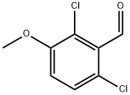 2,6-Dichloro-3-methoxybenzaldehyde Struktur