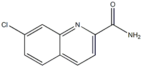 7-Chloro-2-quinolinecarboxamide Struktur