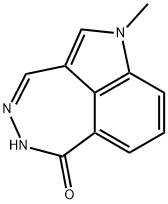 1-methyl-1H-[1,2]diazepino[4,5,6-cd]indol-6(5H)-one Struktur