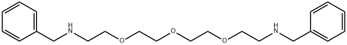 N-benzyl-2-(2-(2-(2-(benzylamino)ethoxy)ethoxy)ethoxy)ethanamine Struktur