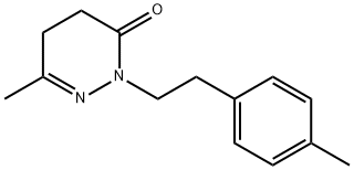 6-Methyl-2-(4-methylphenethyl)-4,5-dihydropyridazin-3(2H)-one Struktur