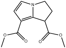 dimethyl 1,2-dihydro-3H-pyrrolo[1,2-a]-pyrrole-1,7-dicarboxylate Struktur