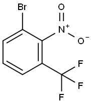 1-bromo-2-nitro-3-(trifluoromethyl)benzene Struktur