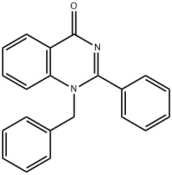 1-Benzyl-2-phenylquinazolin-4(1H)-one Struktur