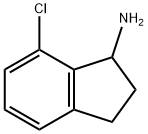 (7-CHLORO-2,3-DIHYDRO-1H-INDEN-1-YL)AMINE Struktur