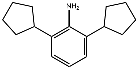 2,6-Dicyclopentylaniline Struktur