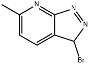 3-Bromo-6-methyl-1H-pyrazolo[3,4-b]pyridine Struktur