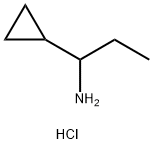 1-cyclopropylpropan-1-amine hydrochloride Struktur