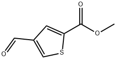 methyl 4-formylthiophene-2-carboxylate Struktur