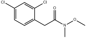 2-(2,4-dichlorophenyl)-N-methoxy-N-methylacetamide Struktur