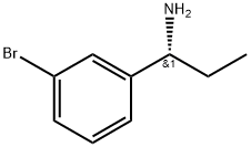 (1R)-1-(3-BROMOPHENYL)PROPYLAMINE Struktur