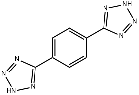 5-[4-(2H-tetrazol-5-yl)phenyl]-2H-tetrazole Struktur