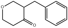 3-benzyl-tetrahydropyran-4-one Struktur