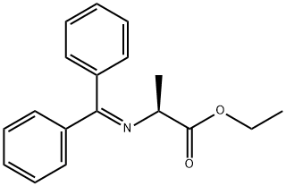 ethyl 2-(diphenylmethyleneamino)propanoate Struktur