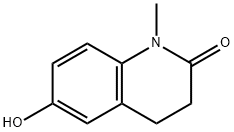 6-Hydroxy-1-methyl-3,4-dihydroquinolin-2(1H)-one Struktur