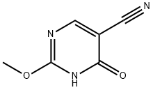 2-Methoxy-6-oxo-1,6-dihydropyrimidine-5-carbonitrile Struktur