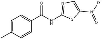 4-methyl-N-(5-nitro-1,3-thiazol-2-yl)benzamide Struktur