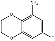 7-fluoro-2,3-dihydrobenzo[b][1,4]dioxin-5-amine Struktur