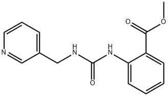 methyl 2-(3-(pyridin-3-ylmethyl)ureido)benzoate Struktur