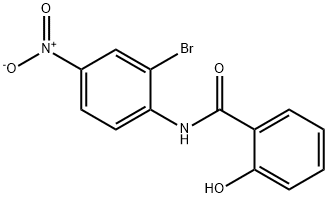 N-(2-bromo-4-nitrophenyl)-2-hydroxybenzamide Struktur