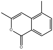 3,5-Dimethyl-isochromen-1-one Struktur