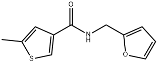 N-(furan-2-ylmethyl)-5-methylthiophene-3-carboxamide Struktur