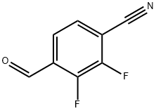 2,3-difluoro-4-formylbenzonitrile Struktur