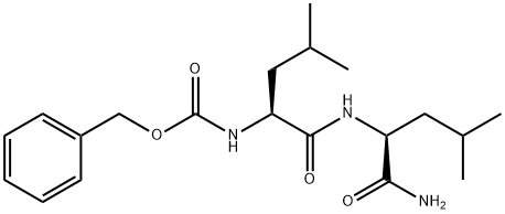 CARBOBENZYLOXYLEUCYLLEUCINAMIDE Struktur