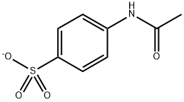 4-(acetylamino)benzenesulfonate Struktur