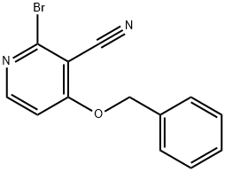 4-(Benzyloxy)-2-bromonicotinonitrile Struktur