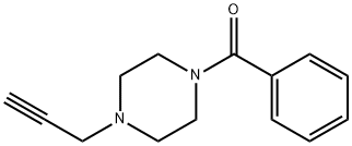 Phenyl(4-(prop-2-yn-1-yl)piperazin-1-yl)methanone Struktur