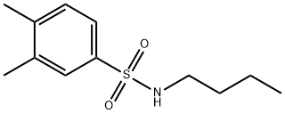 N-butyl-3,4-dimethylbenzenesulfonamide Struktur