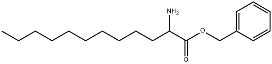 Dodecanoic acid, 2-amino-, phenylmethyl ester
 Struktur