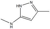 N,3-dimethyl-1H-pyrazol-5-amine Struktur