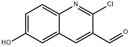 2-chloro-6-hydroxyquinoline-3-carbaldehyde Struktur