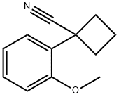 1-(2-METHOXYPHENYL)- CYCLOBUTANECARBONITRILE Struktur