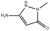 5-amino-2-methyl-1H-pyrazol-3(2H)-one Struktur