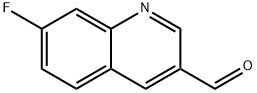 7-fluoroquinoline-3-carbaldehyde Struktur