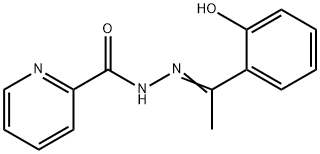 N'-[(1E)-1-(2-hydroxyphenyl)ethylidene]pyridine-2-carbohydrazide Struktur